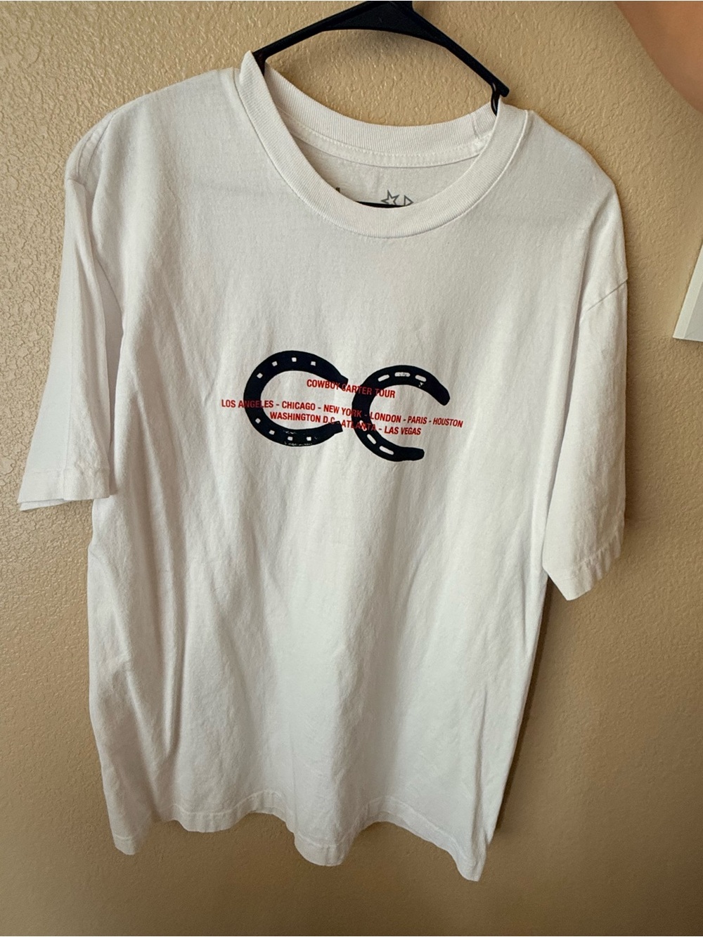 Beyoncé Cowboy Carter Tour 2025 Graphic Tee White Size M New